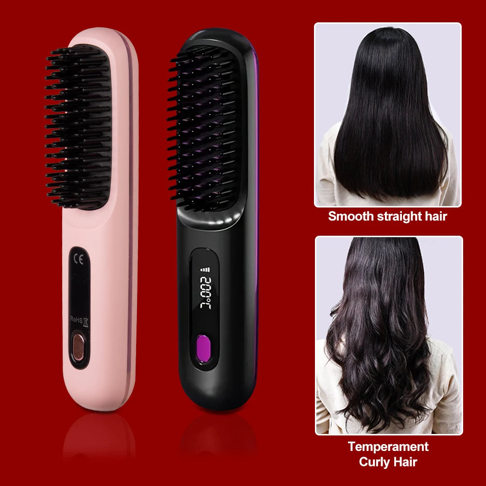 SilkGlide™ Portable Straightening Brush