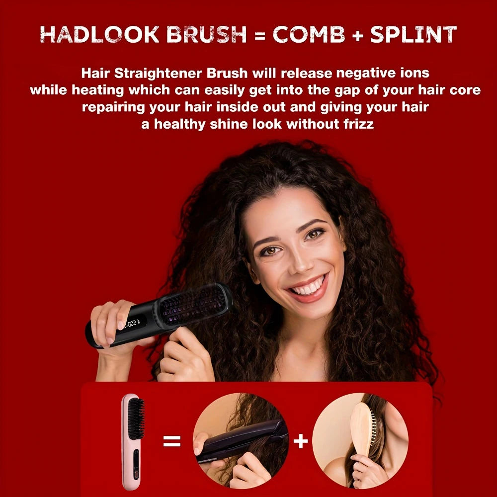 SilkGlide™ Portable Straightening Brush