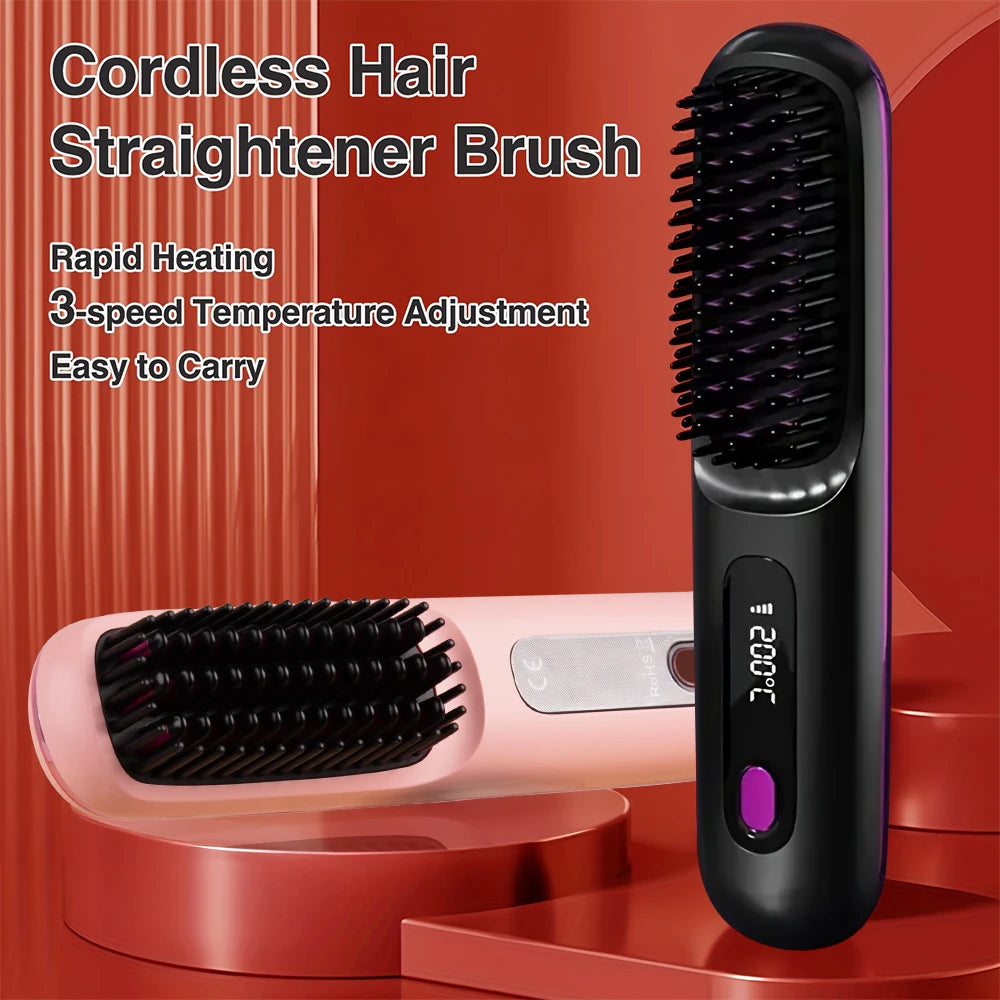 SilkGlide™ Portable Straightening Brush