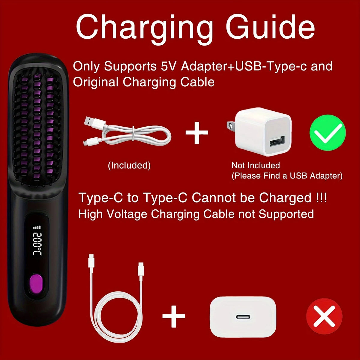 SilkGlide™ Portable Straightening Brush