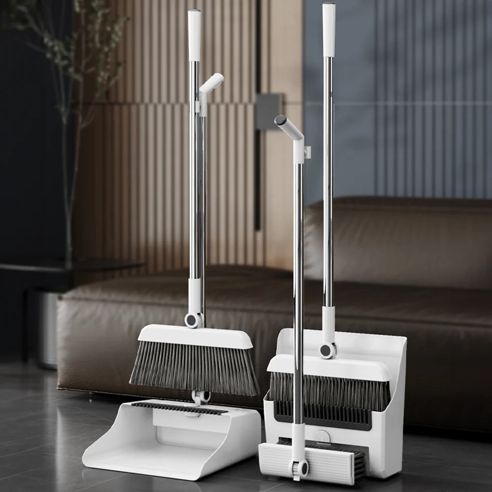 CleanSweep Pro™ 3-in-1 Broom & Dustpan System
