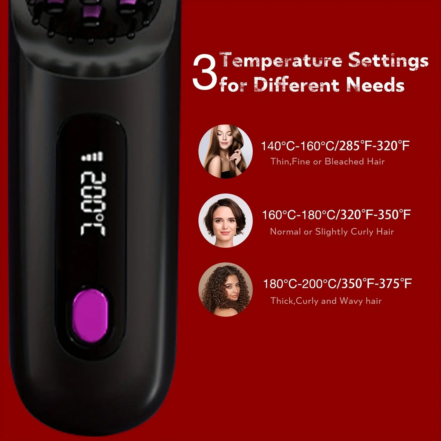 SilkGlide™ Portable Straightening Brush