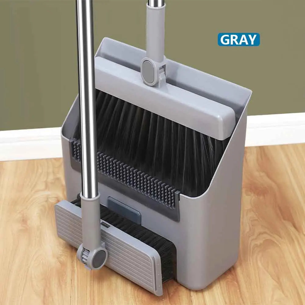 CleanSweep Pro™ 3-in-1 Broom & Dustpan System