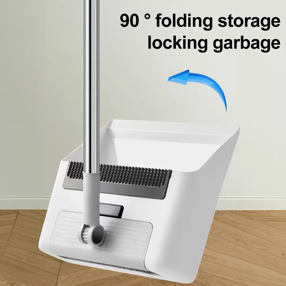 CleanSweep Pro™ 3-in-1 Broom & Dustpan System