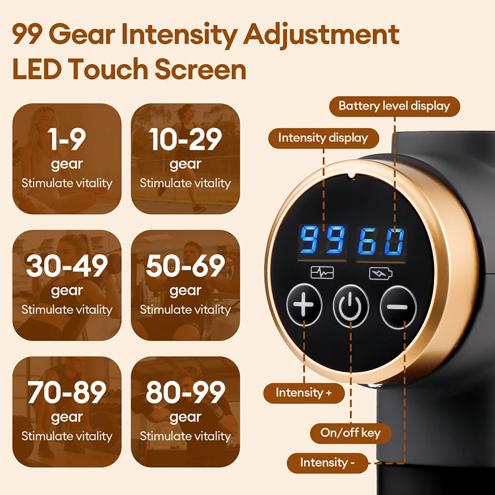 PulseForge™ 11-in-1 Massage Gun