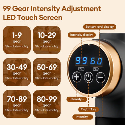 PulseForge™ 11-in-1 Massage Gun