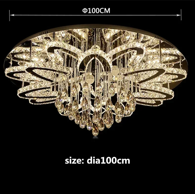 LumaRing™ Smart Crystal Ceiling Lamp