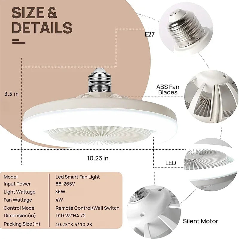 AirGlow™ 3-in-1 Ceiling Fan Light