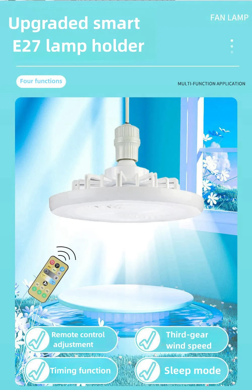 AirGlow™ 3-in-1 Ceiling Fan Light