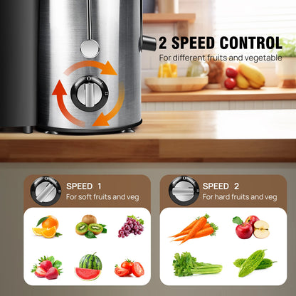JuiceFlow™ 2-Speed Juicer