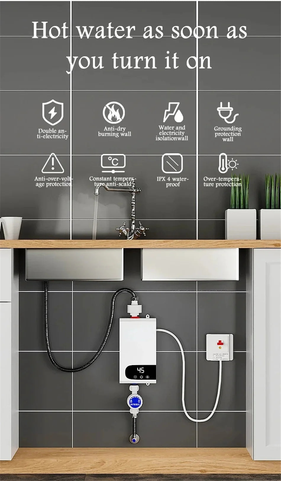 HeatFlow™ Instant Water Heater