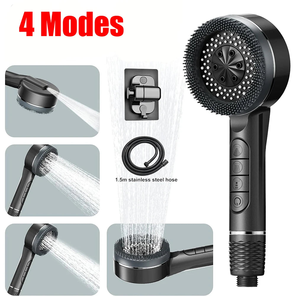 PureFlow™ 4-Mode Self-Cleaning Shower Head