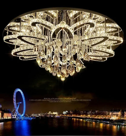 LumaRing™ Smart Crystal Ceiling Lamp