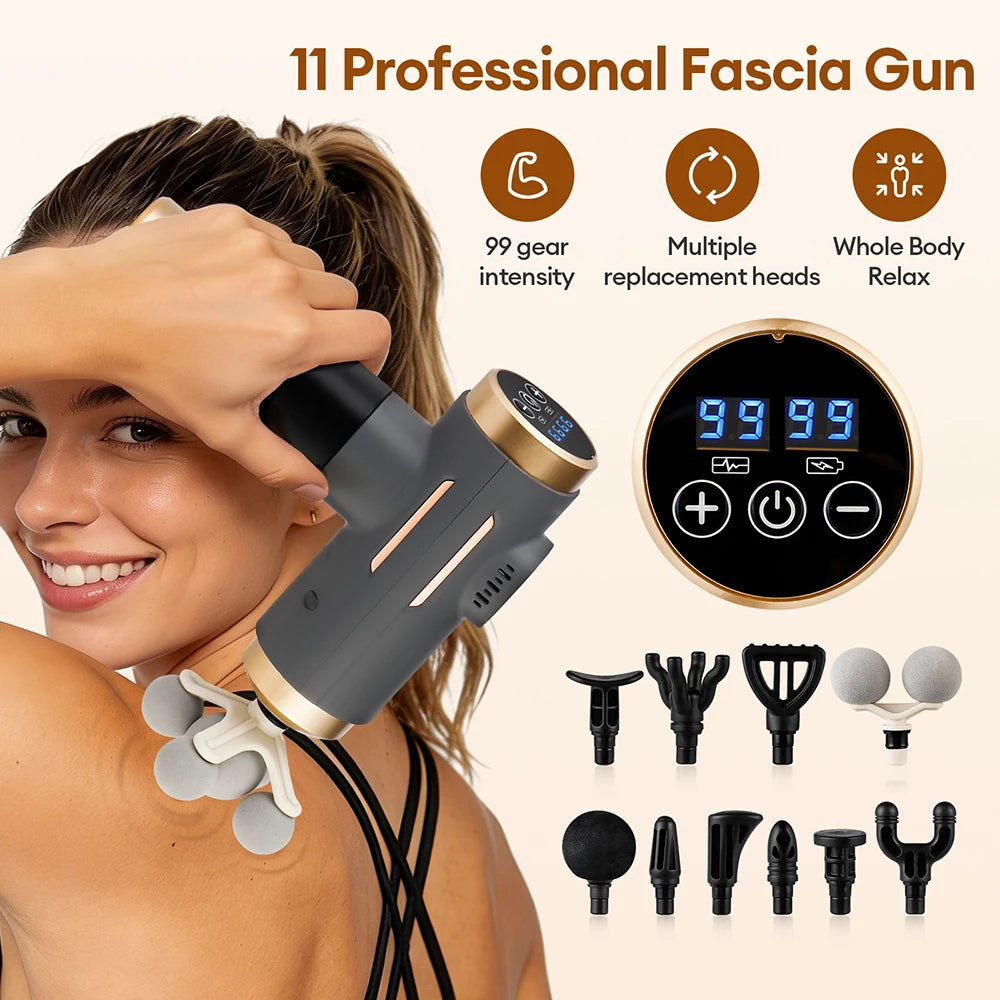 PulseForge™ 11-in-1 Massage Gun