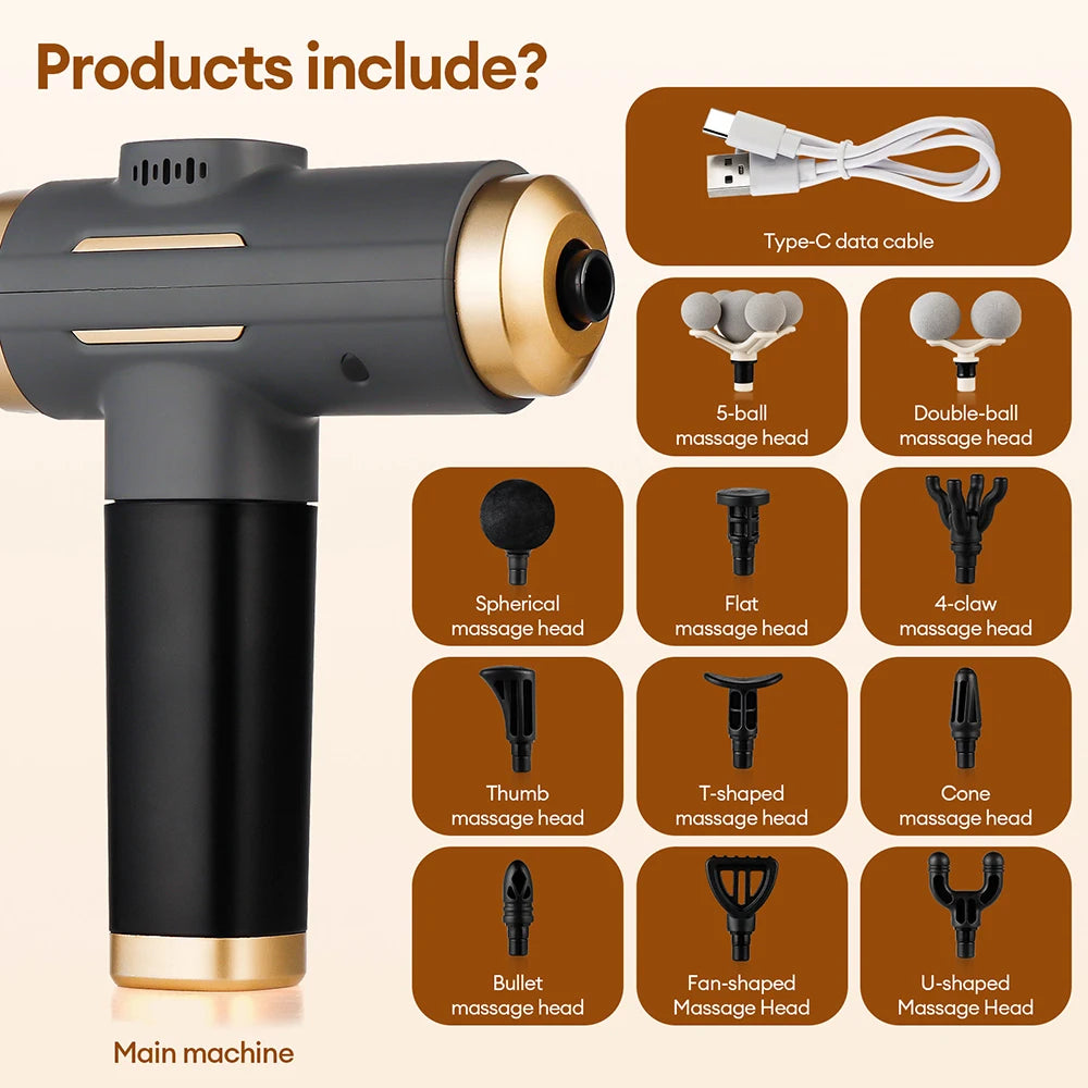 PulseForge™ 11-in-1 Massage Gun