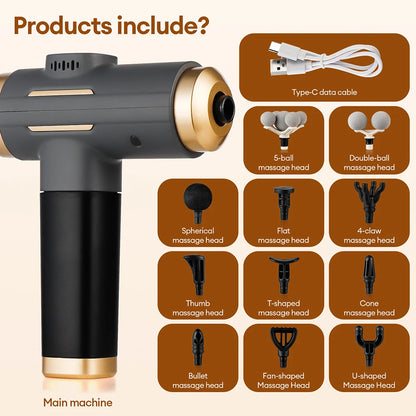 PulseForge™ 11-in-1 Massage Gun