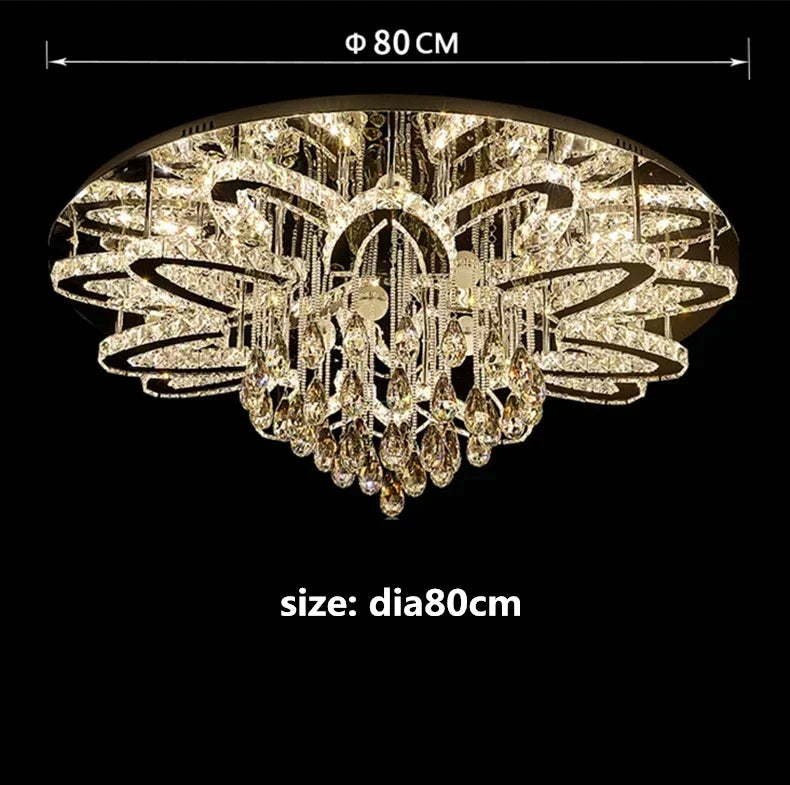 LumaRing™ Smart Crystal Ceiling Lamp
