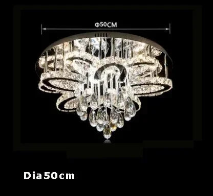 LumaRing™ Smart Crystal Ceiling Lamp